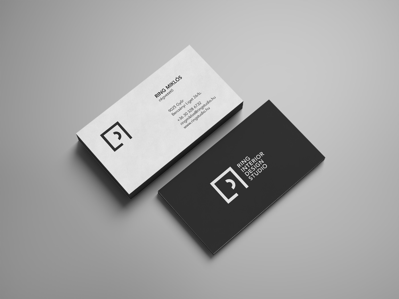 Ring Interior business card