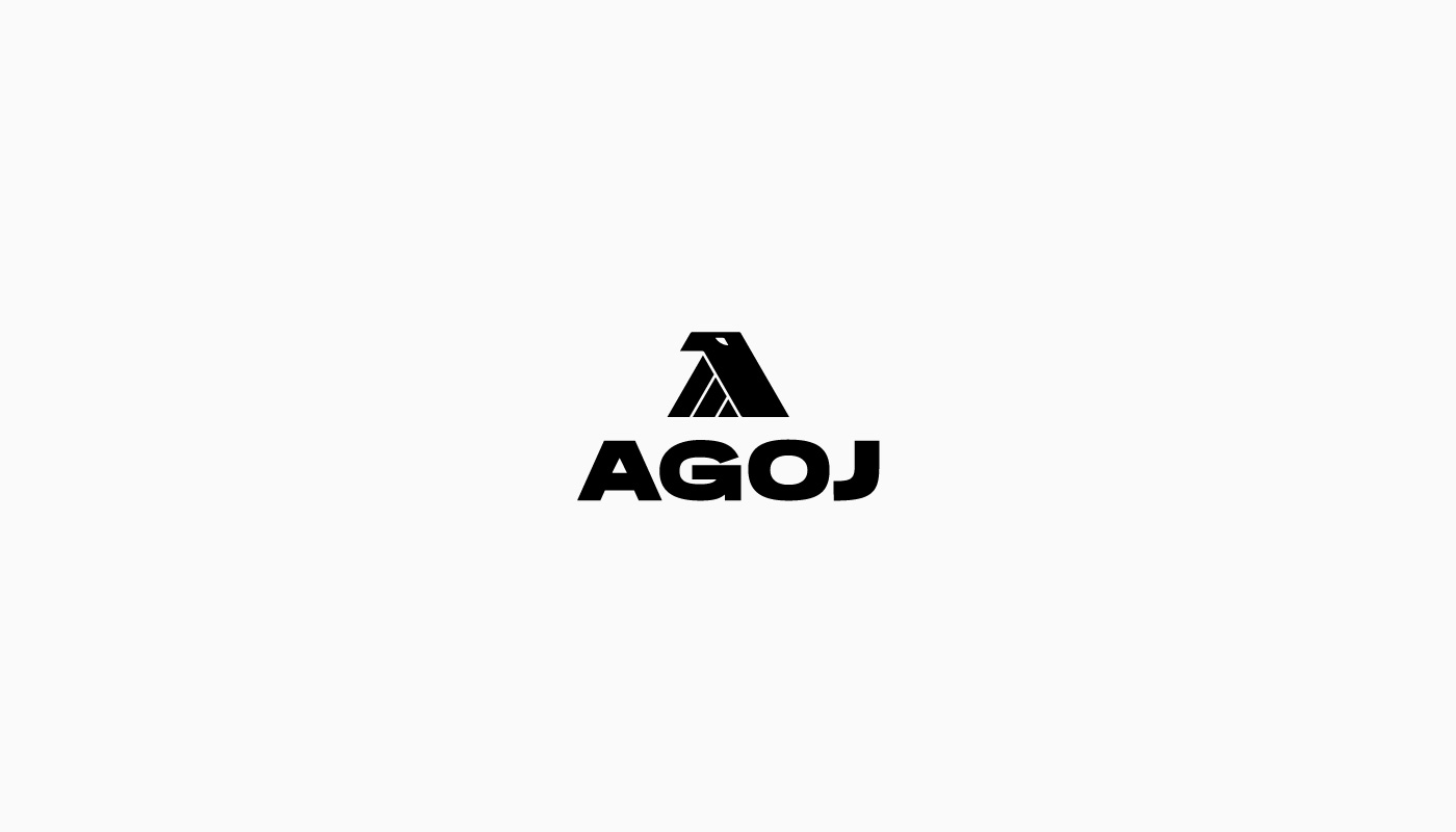 Logo design for Agoj Investimentos, real estate sale, promotion, construction