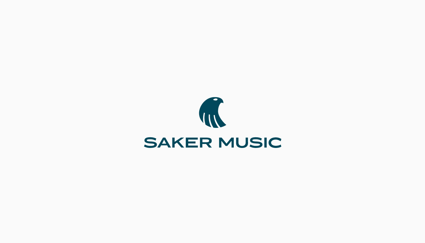 Logo design for Saker Music Company, music publishing