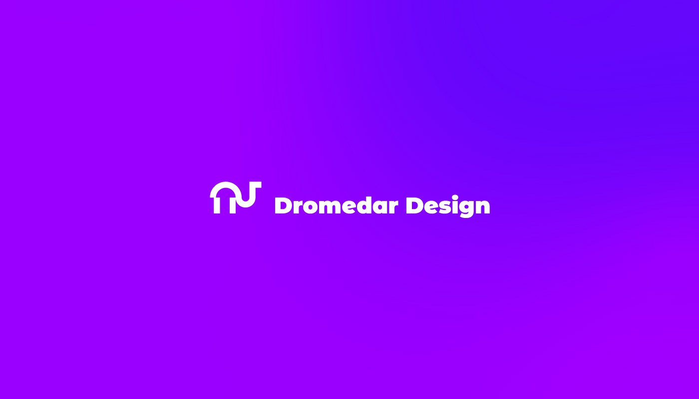 Logo design for Dromedar Design, website design, online marketing
