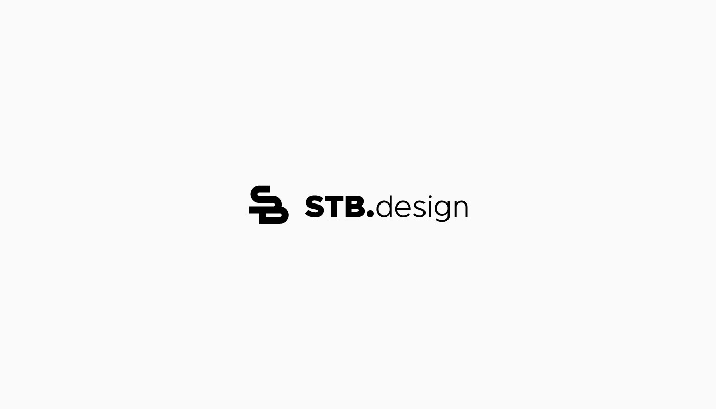 Logo design for STB.design, graphic designer