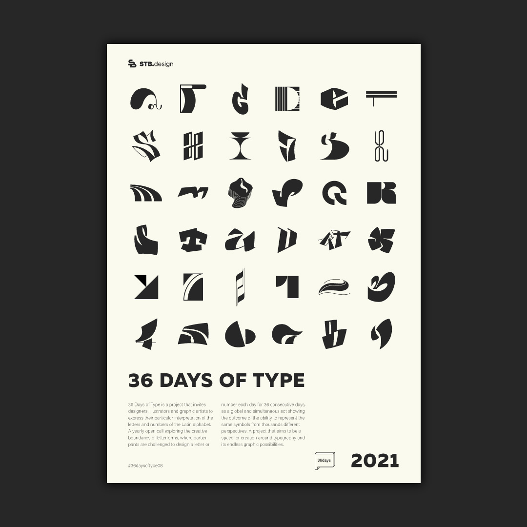 36 Days of Type Poster